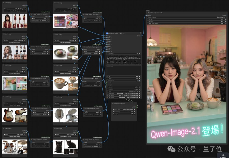 阿里开源Qwen-Image-2.1：7B参数支持透明图与10图参考