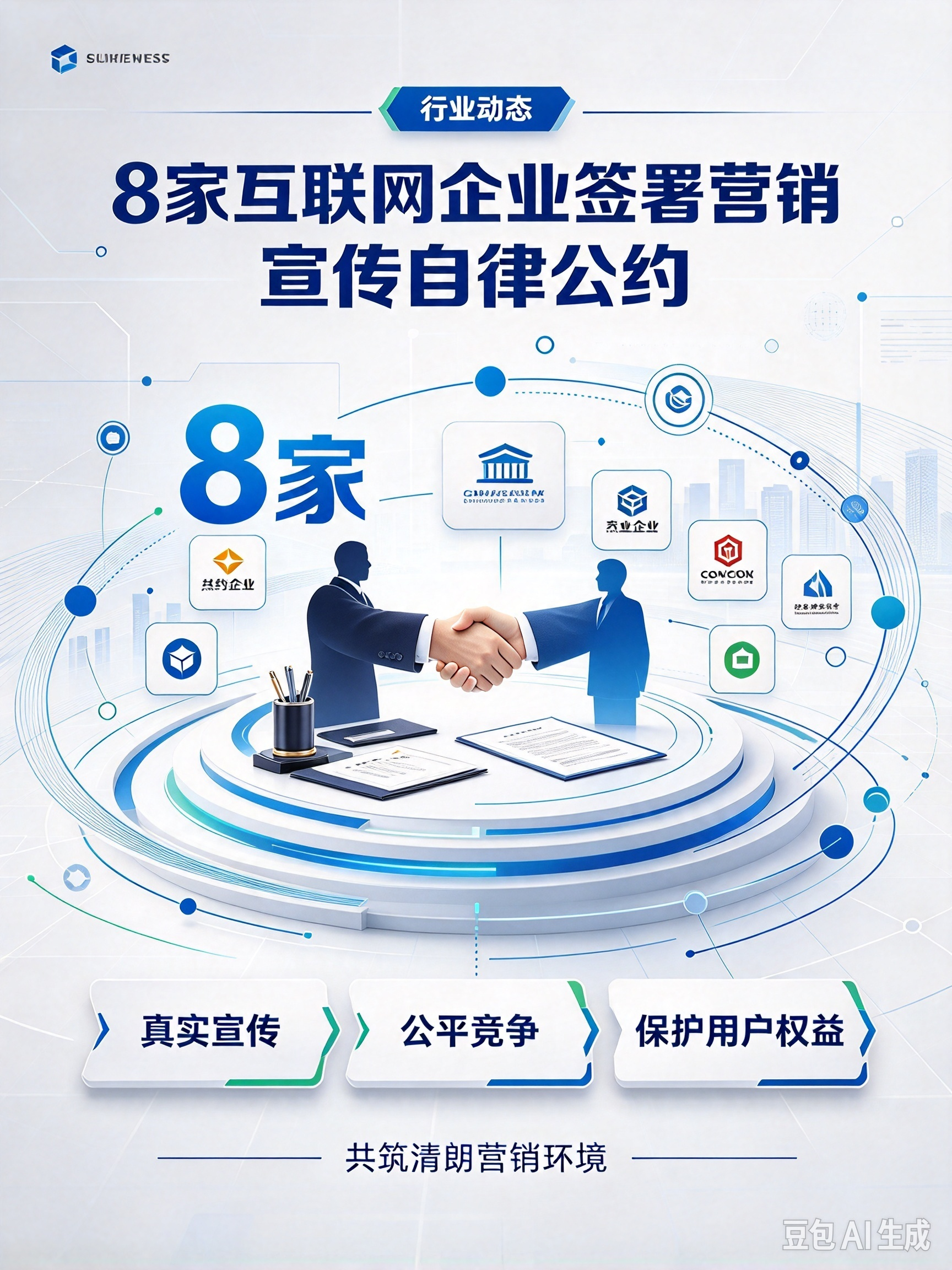 8家互联网企业签署营销宣传自律公约