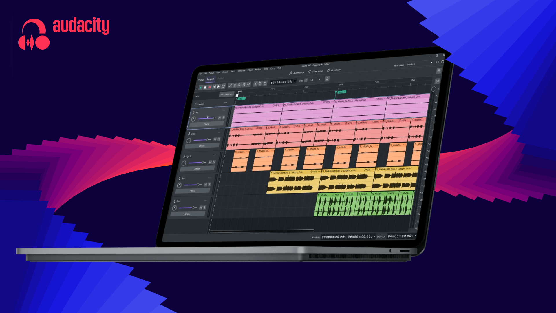 Audacity 4大改版：世界最流行音频编辑器焕然一新